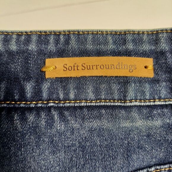 Soft Surrounding Blue Denim Pencil Jean Skirt Size 3X - Picture 9 of 11